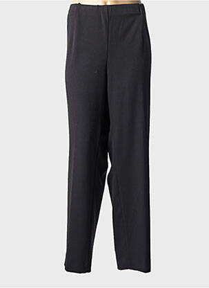 Pantalon droit taille élastique taille normale noir KJBRAND femme