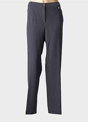 Pantalon slim stretch taille normale gris fonce KJBRAND femme