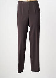 Pantalon slim taille élastique taille normale marron KJBRAND femme