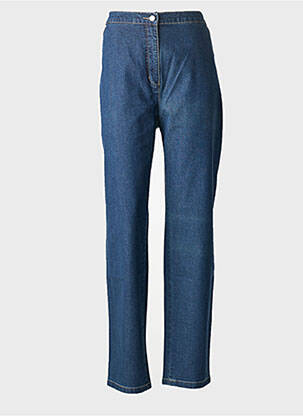 Jeans coupe slim stretch taille normale bleu ADELINA BY SCHEITER femme