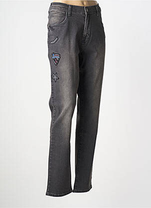 Jeans coupe slim stretch taille normale gris NO SECRET femme