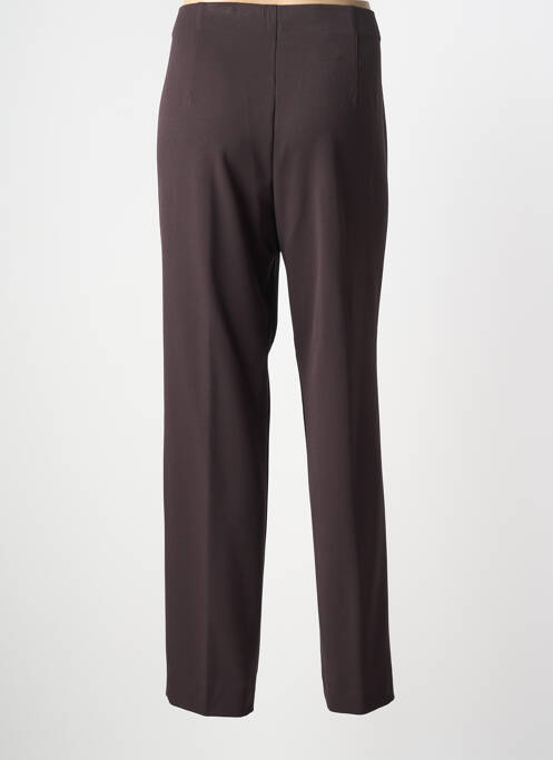 Pantalon slim taille élastique taille normale marron KJBRAND femme