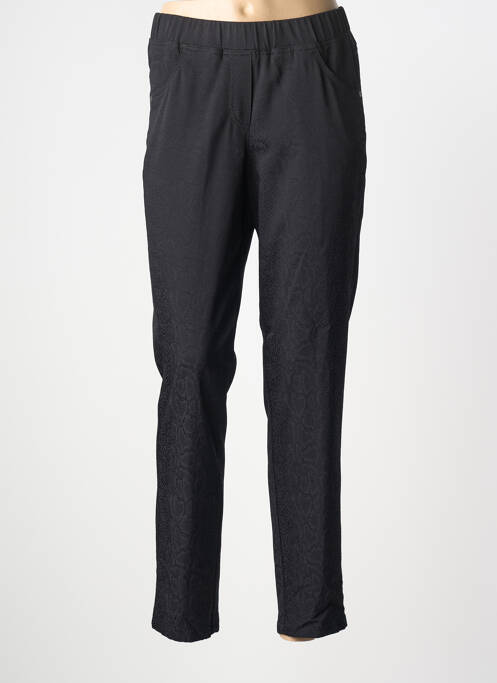 Pantalon slim taille élastique taille haute noir KJBRAND femme