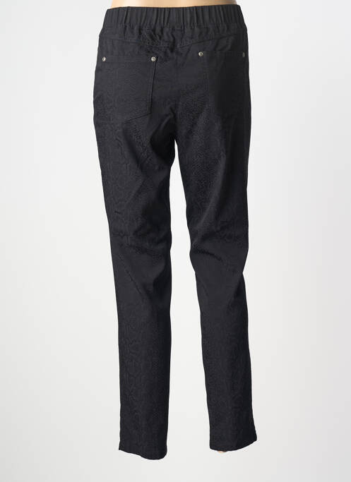 Pantalon slim taille élastique taille haute noir KJBRAND femme