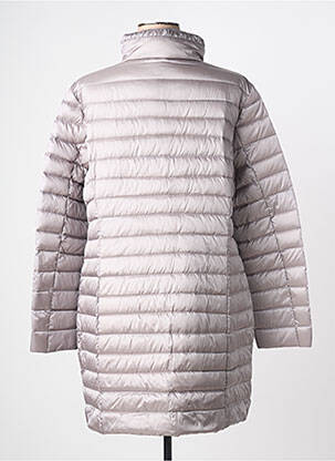 Doudoune poches sans capuche gris WHITE LABEL femme