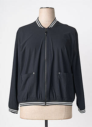 Blouson col v noir FRANCK ANNA femme