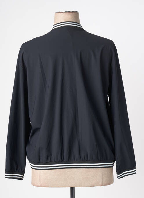 Blouson col v noir FRANCK ANNA femme