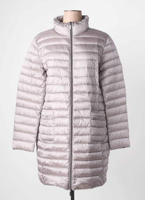 Doudoune poches sans capuche gris WHITE LABEL femme