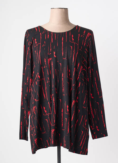 T-shirt imprimé fantaisie manches longues noir Q'NEEL femme