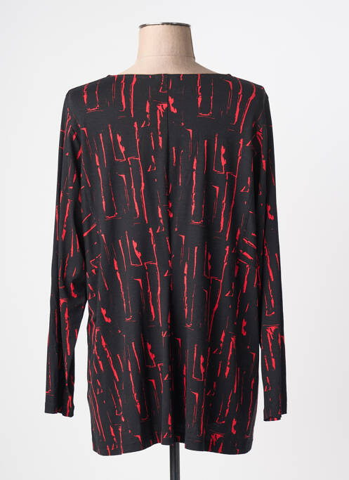 T-shirt imprimé fantaisie manches longues noir Q'NEEL femme