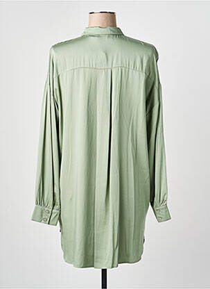 Robe courte manches longues manches longues vert YEST femme