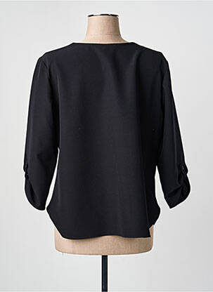 Blouse manches 3/4 manches 3/4 noir GEVANA femme