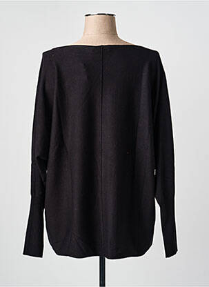 Pull coupe droite manches longues noir YEST femme