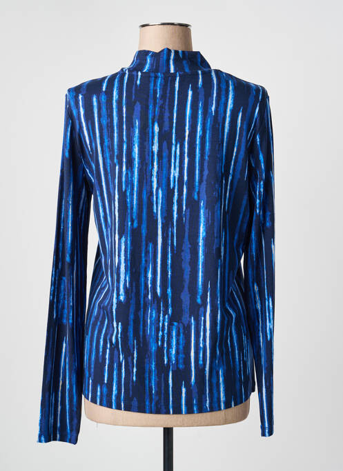 T-shirt imprimé fantaisie manches longues bleu YEST femme