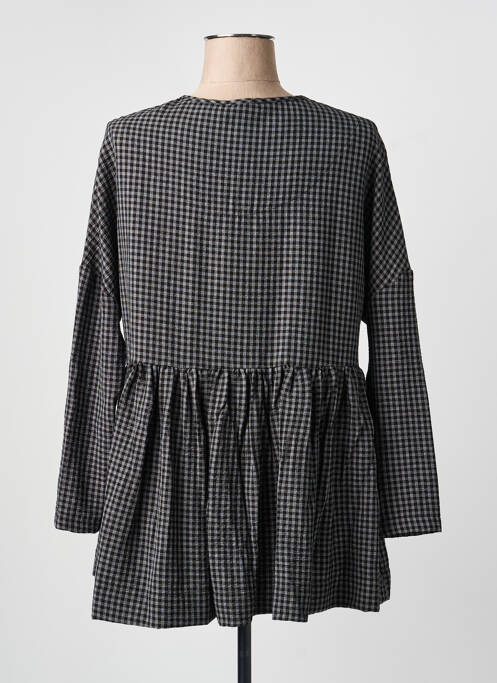 T-shirt coupe droite manches longues gris KOKOMARINA femme