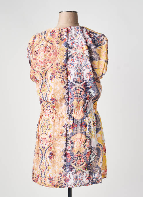 Tunique manches courtes coupe cintrée jaune QUATTRO femme