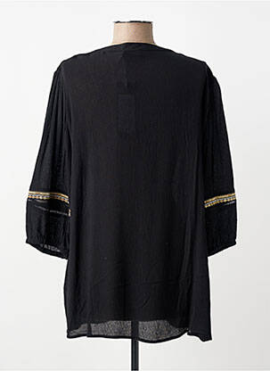 Blouse manches longues manches longues noir YEST femme
