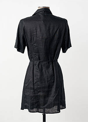 Robe courte manches courtes manches courtes noir YEST femme
