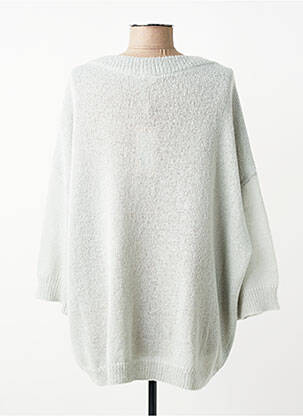 Pull col v manches longues gris ESQUALO femme