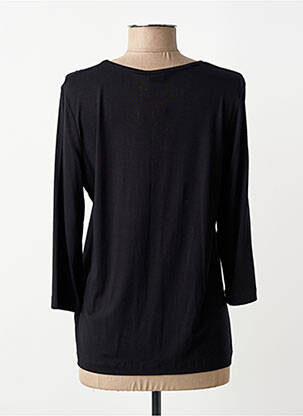 Top tissage jersey manches longues noir GELCO femme