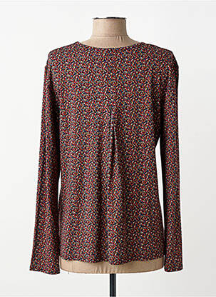 Top tissage jersey manches longues noir GEVANA femme