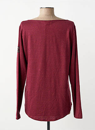Top stretch manches longues rouge LE PETIT BAIGNEUR femme