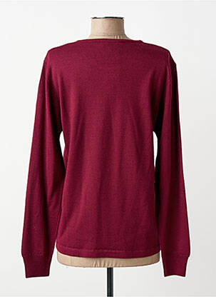 Top stretch manches longues rouge GEVANA femme