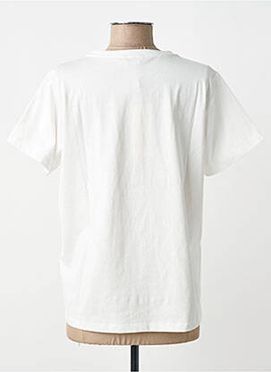 T-shirt imprimé fantaisie manches courtes blanc ESQUALO femme
