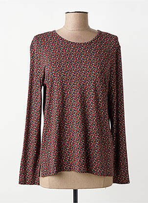 Top tissage jersey manches longues noir GEVANA femme