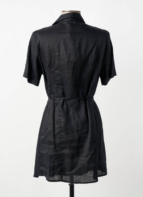 Robe courte manches courtes manches courtes noir YEST femme