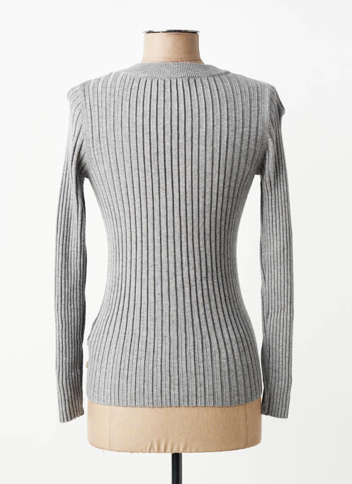 Top stretch manches longues gris YESTA femme