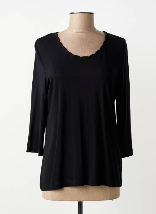 Top stretch manches longues noir GELCO femme