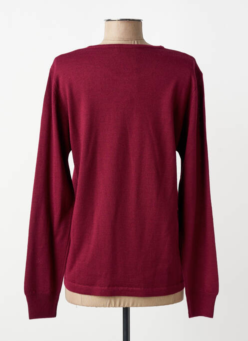 Top stretch manches longues rouge GEVANA femme