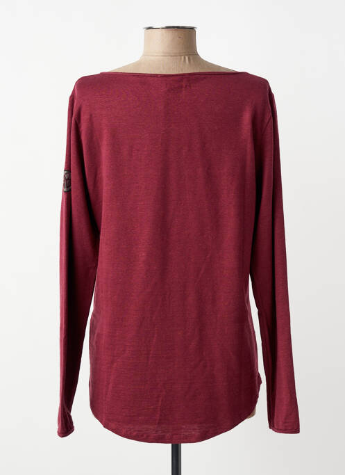 Top stretch manches longues rouge LE PETIT BAIGNEUR femme