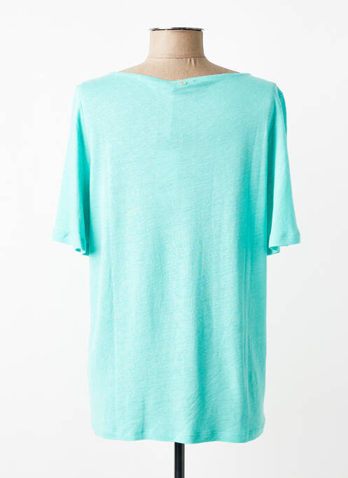 T-shirt stretch manches courtes bleu YEST femme