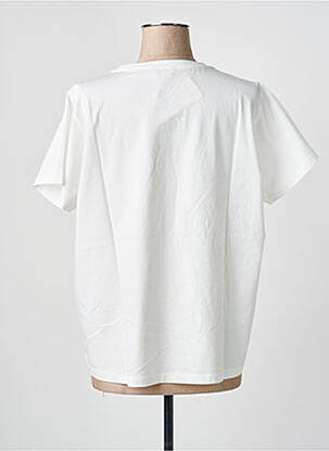 T-shirt coupe droite manches courtes blanc ESQUALO femme