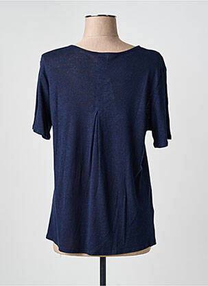Top manches courtes manches courtes bleu GEVANA femme