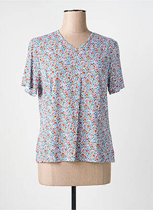 T-shirt imprimé fantaisie manches courtes blanc GEVANA femme