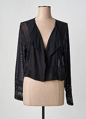Boléro col rond noir 3322 femme