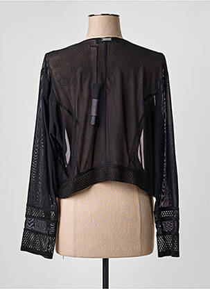 Boléro col rond noir 3322 femme