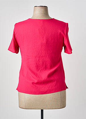 Top manches courtes manches courtes rose GEVANA femme