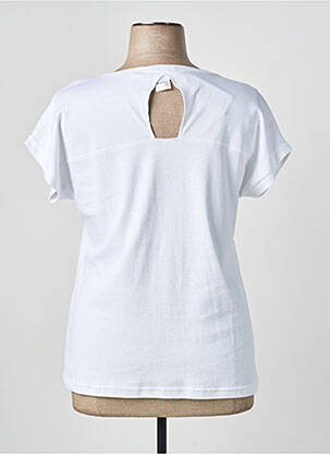 Top manches courtes manches courtes blanc GEVANA femme