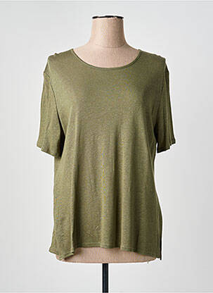 Top manches courtes manches courtes vert GEVANA femme