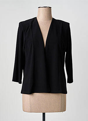 Veste casual coupe cintrée noir GEVANA femme