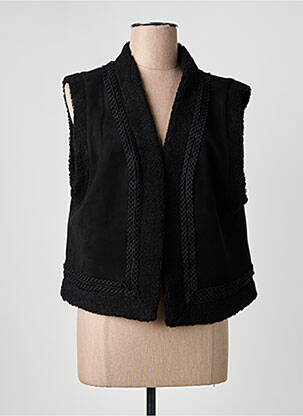 Veste casual coupe droite noir YEST femme