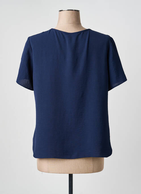 Top manches courtes manches courtes bleu GEVANA femme