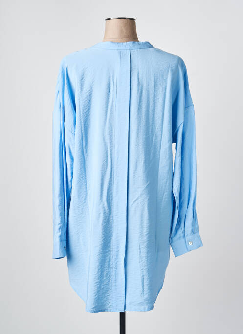 Blouse manches longues manches longues bleu YEST femme