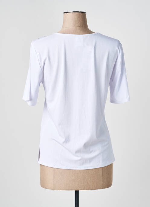 Top manches courtes manches courtes blanc GEVANA femme