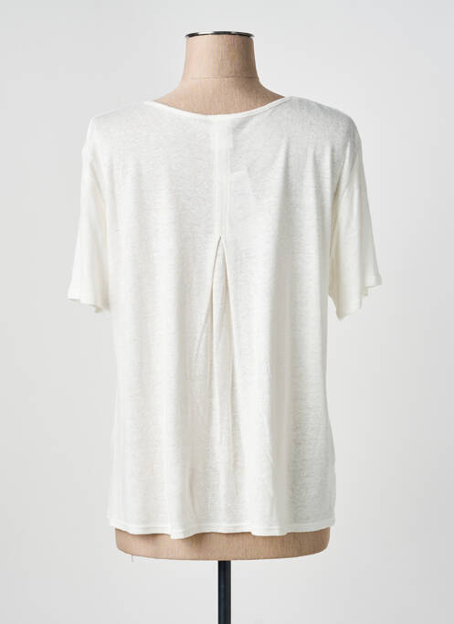 Top manches courtes manches courtes blanc GEVANA femme