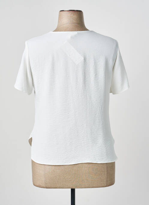 Top manches courtes manches courtes blanc GEVANA femme